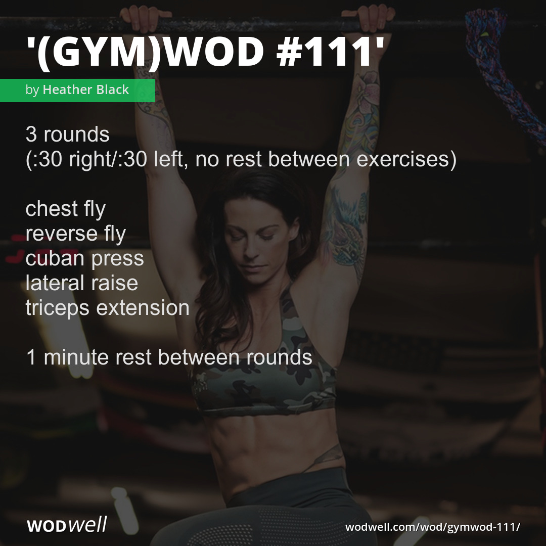 Chest wod best sale