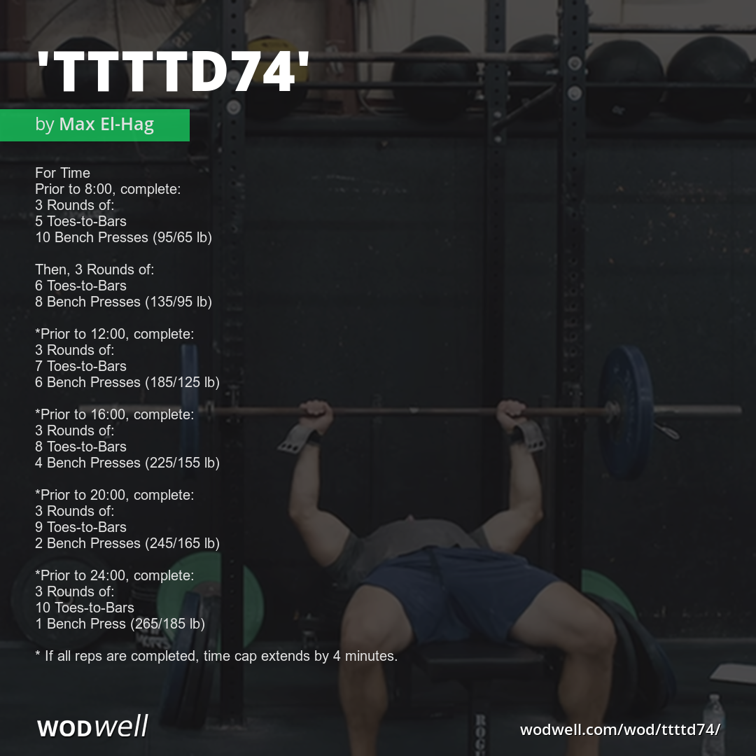 Ttttd74 Workout Functional Fitness Wod Wodwell