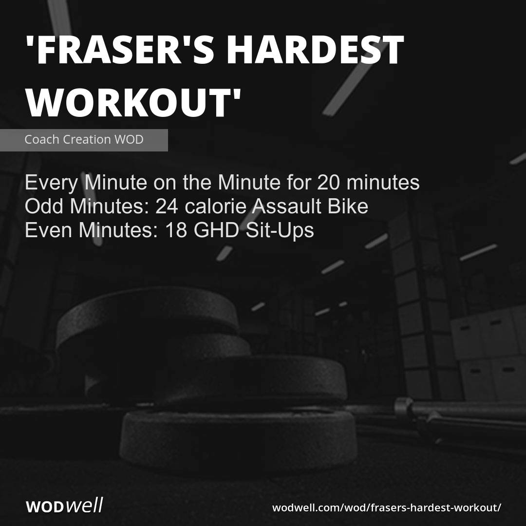 Fraser S Hardest Workout Workout Functional Fitness Wod Wodwell Fraser S Hardest Workout Workout Functional Fitness Wod Wodwell