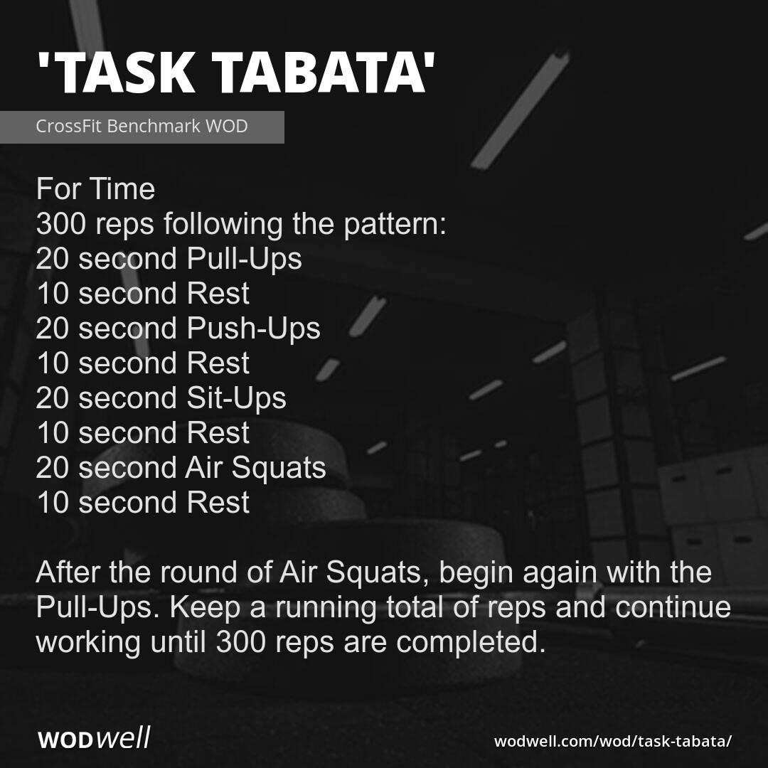 Task Tabata Wod