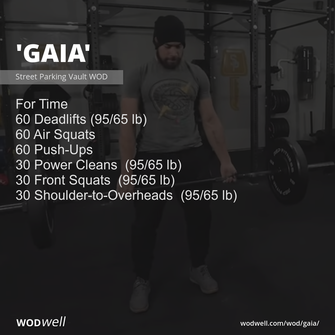 Gaia" Workout, CrossFit WOD | WODwell