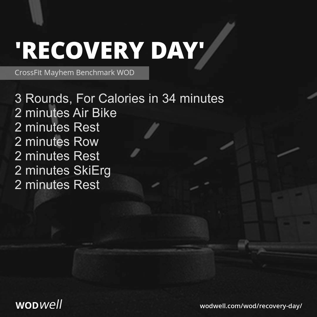 Recovery Day Workout Crossfit Wod Wodwell
