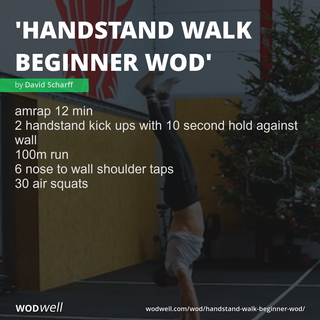 Handstand walk beginner WOD WOD