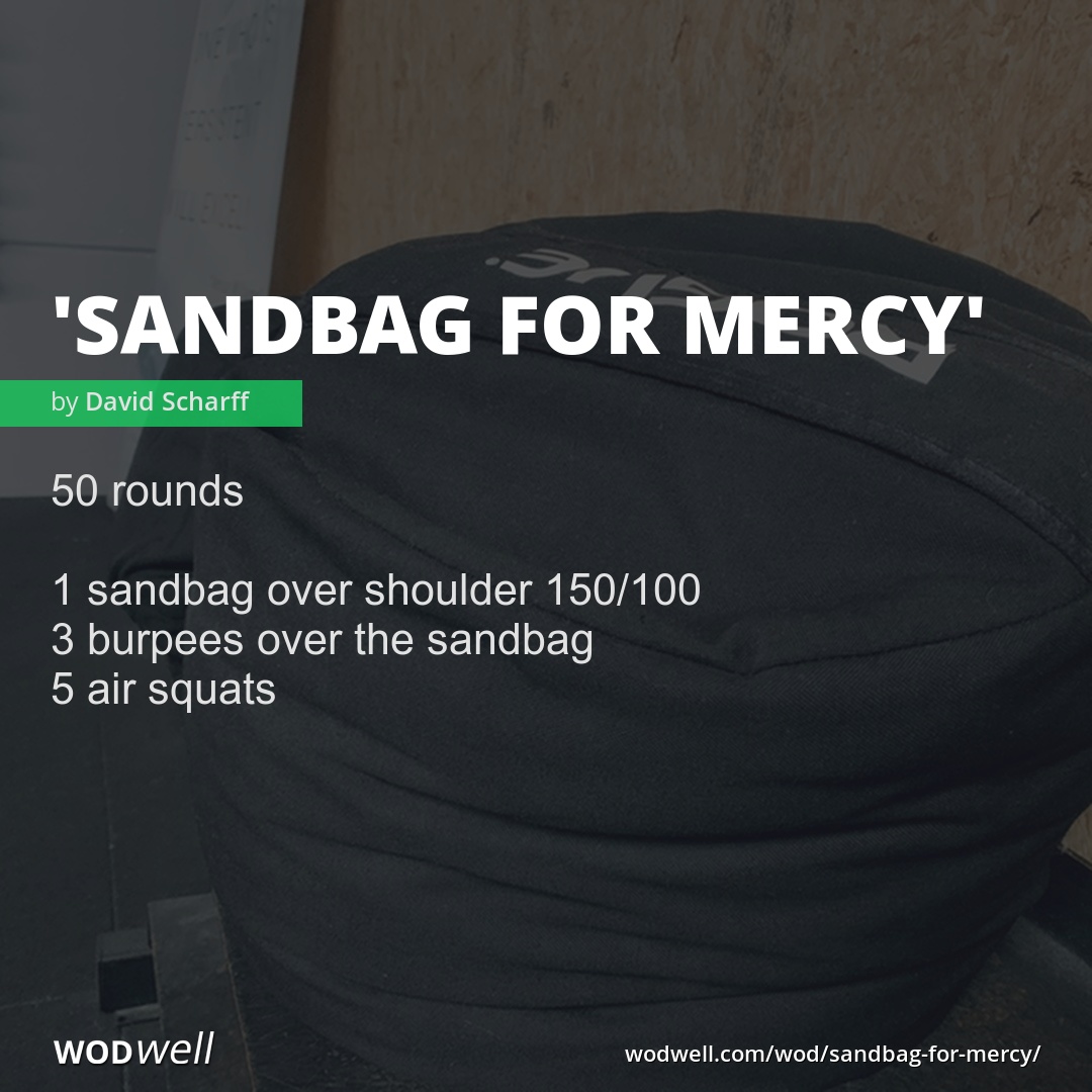 Sandbag workout of the day hotsell