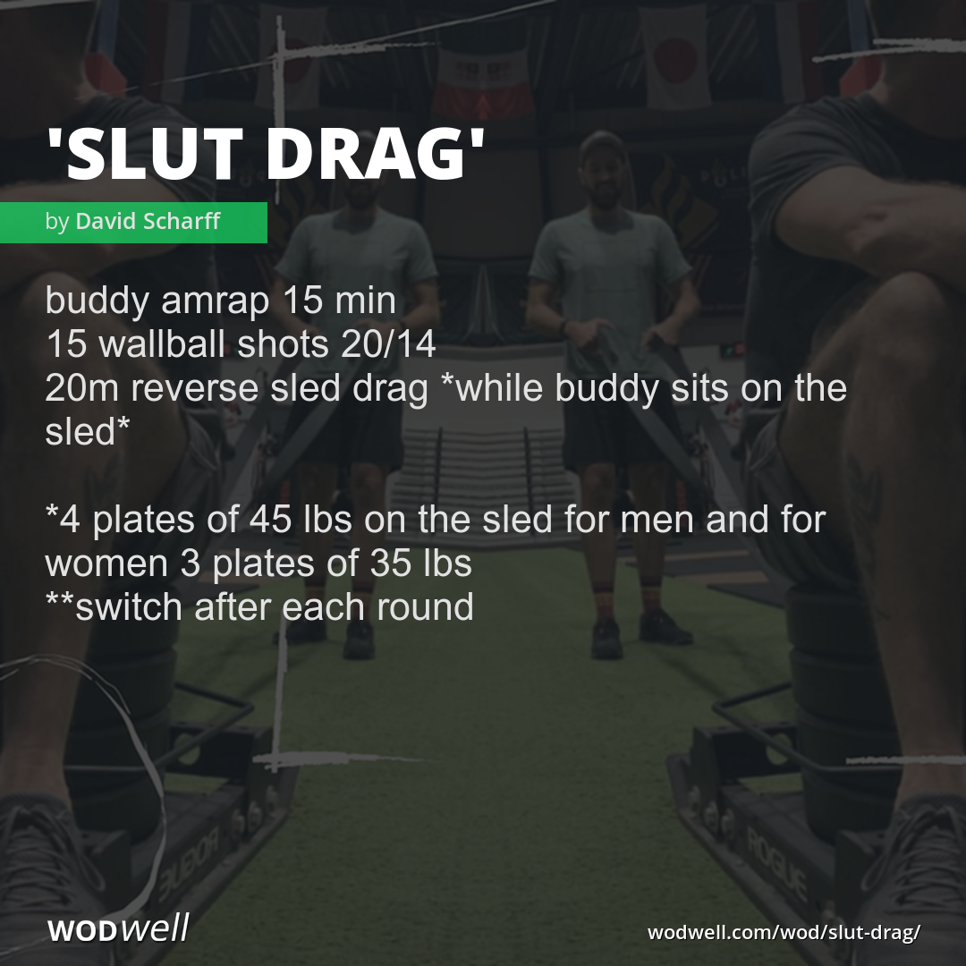 Sled best sale pull wod