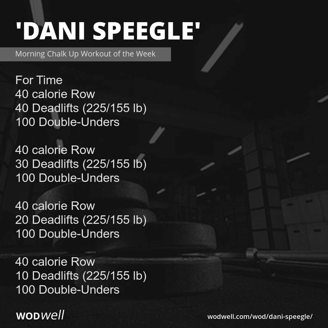 Dani Speegle” WOD