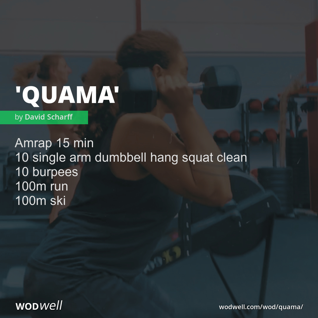 Dumbbell best sale hang squat