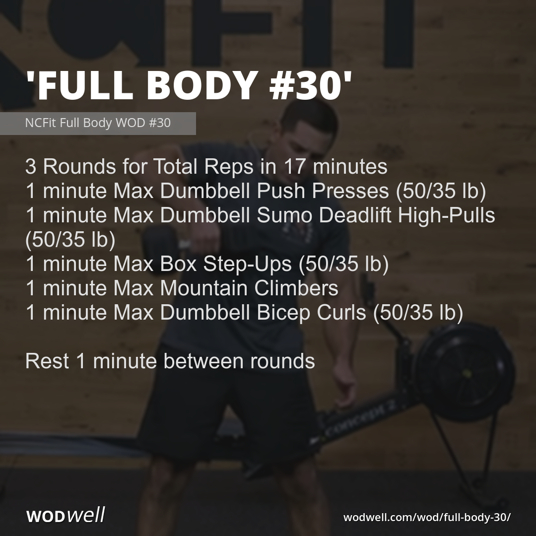 30 min discount crossfit wod