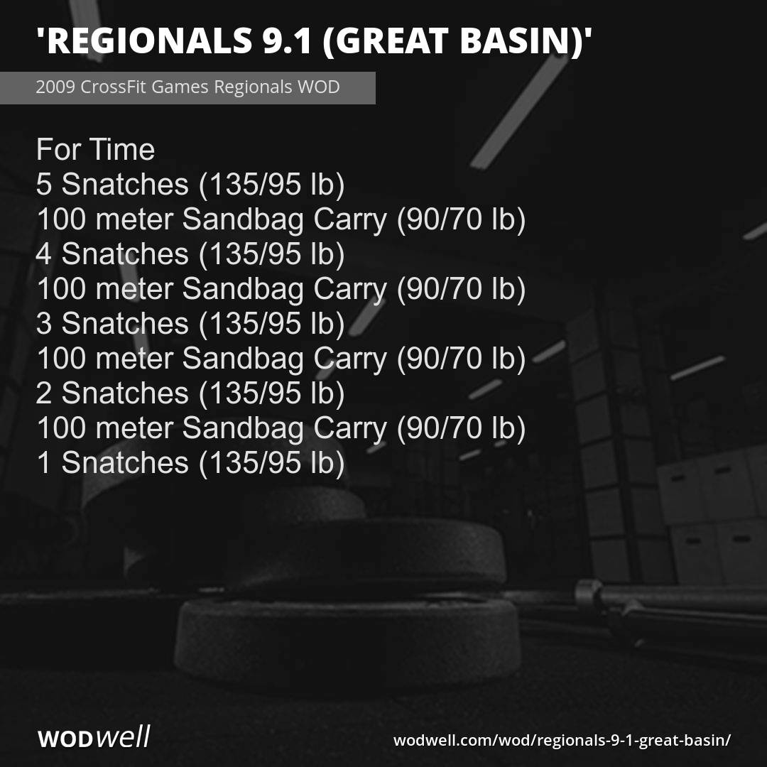 crossfit sandbag wod