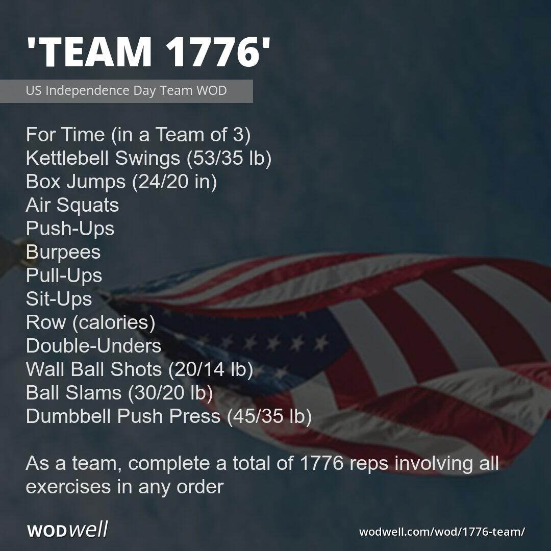 wod team 1776 wodwell