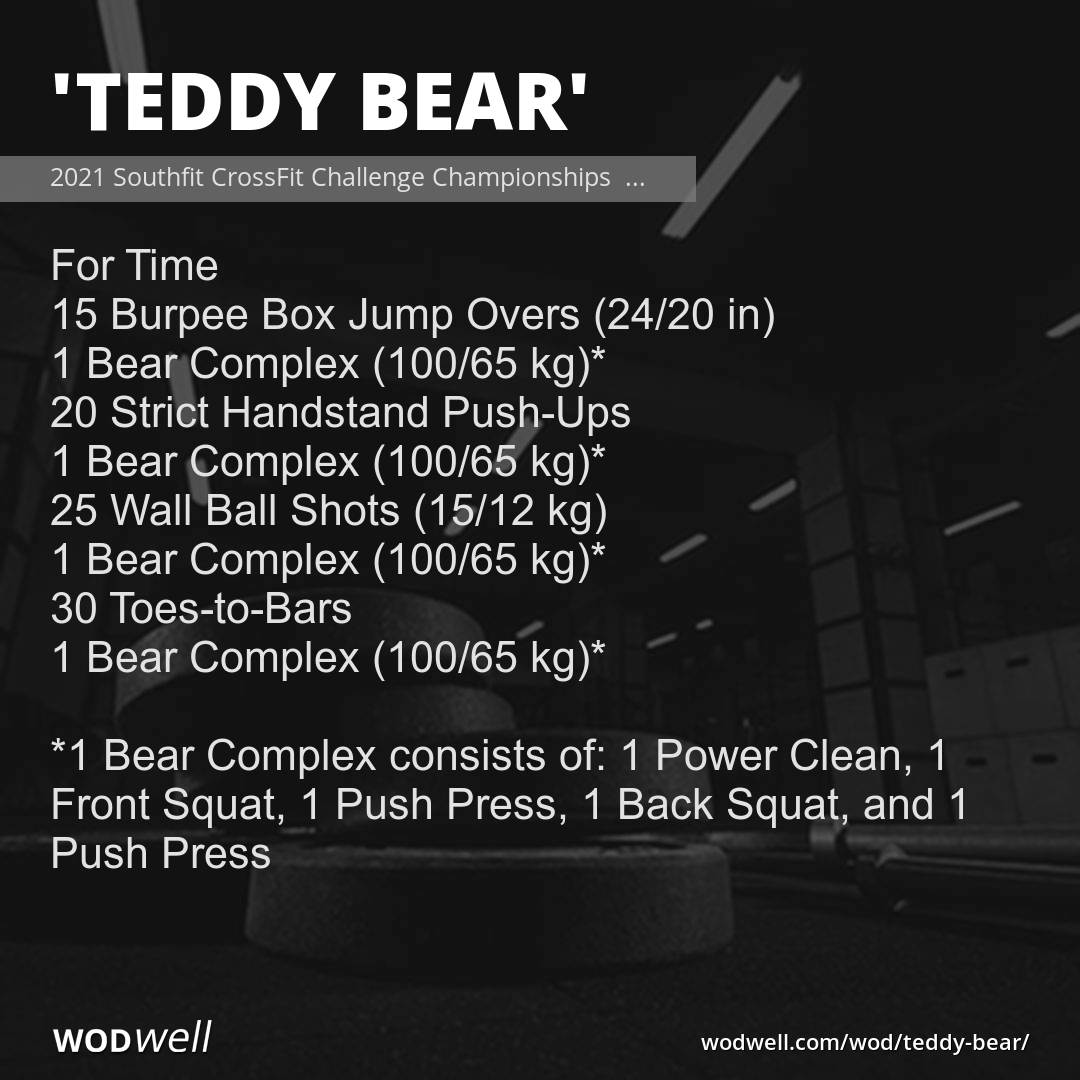 Bear complex crossfit online wod