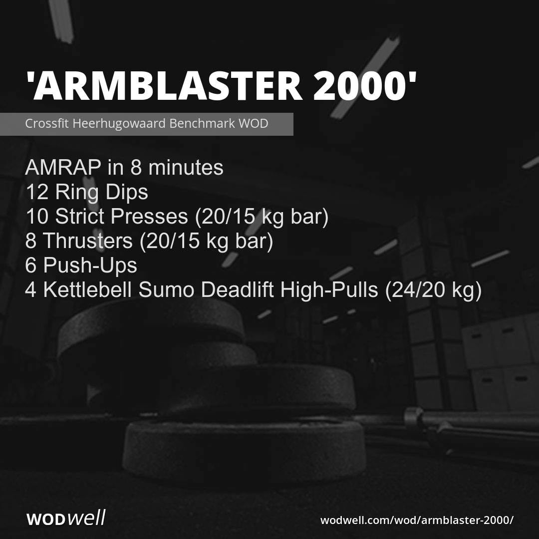 "Armblaster 2000" Workout, Crossfit Heerhugowaard Benchmark WOD WODwell