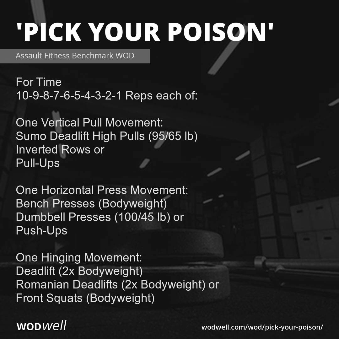 "Pick Your Poison" WOD
