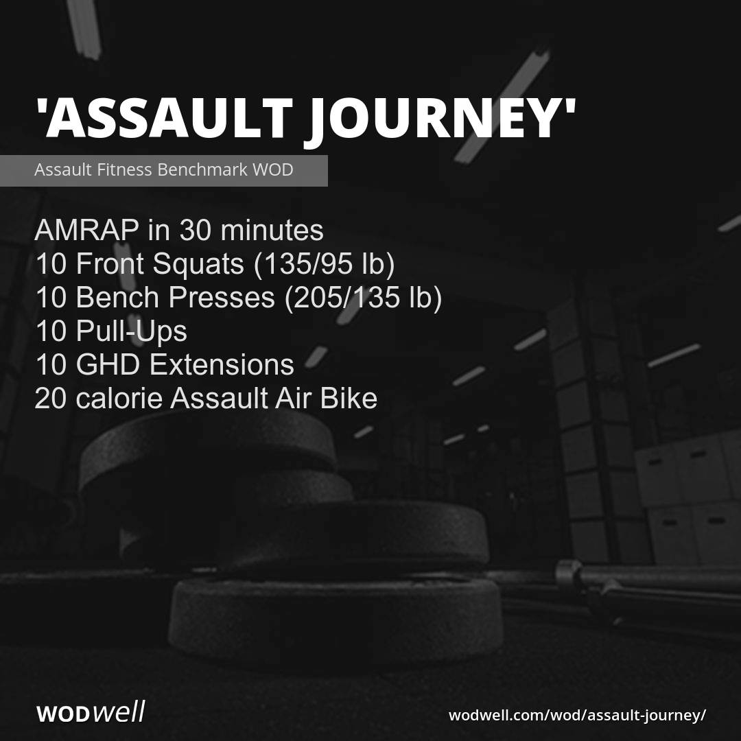 Assault bike pull up wod hot sale