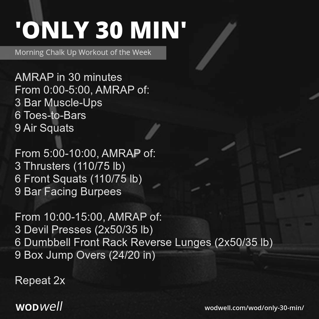 30 Min Amrap Workouts | EOUA Blog