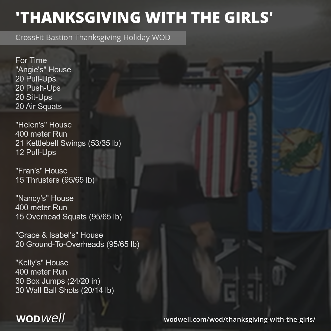 "Thanksgiving With The Girls" WOD "Thanksgiving With The Girls" WOD