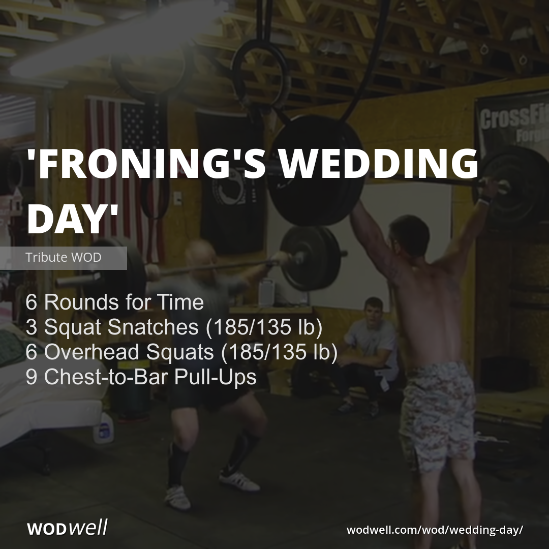 Froning S Wedding Day Wod