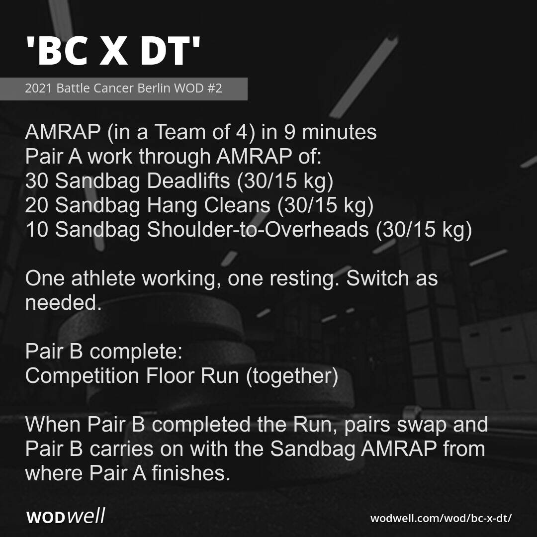 THE BOX  WOD. on Instagram: “Dumbbell DT with a twist.⁣ This is a