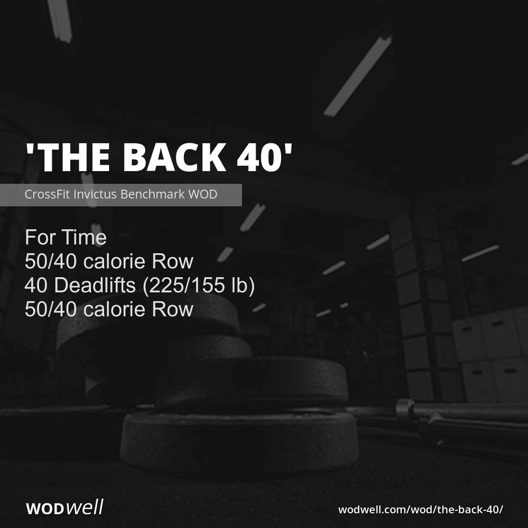 Crossfit back wod sale