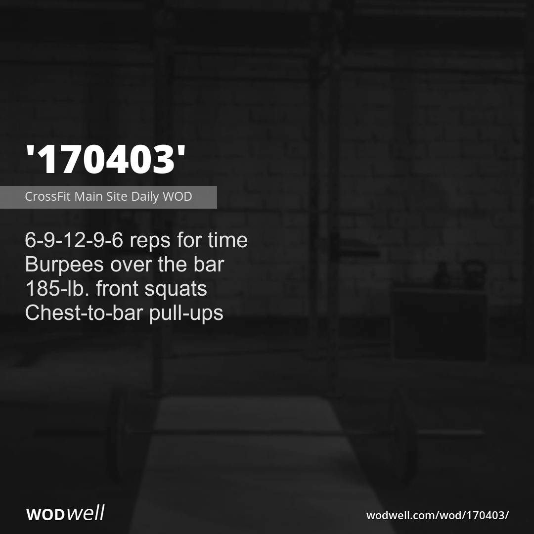 Burpee pull ups discount wod