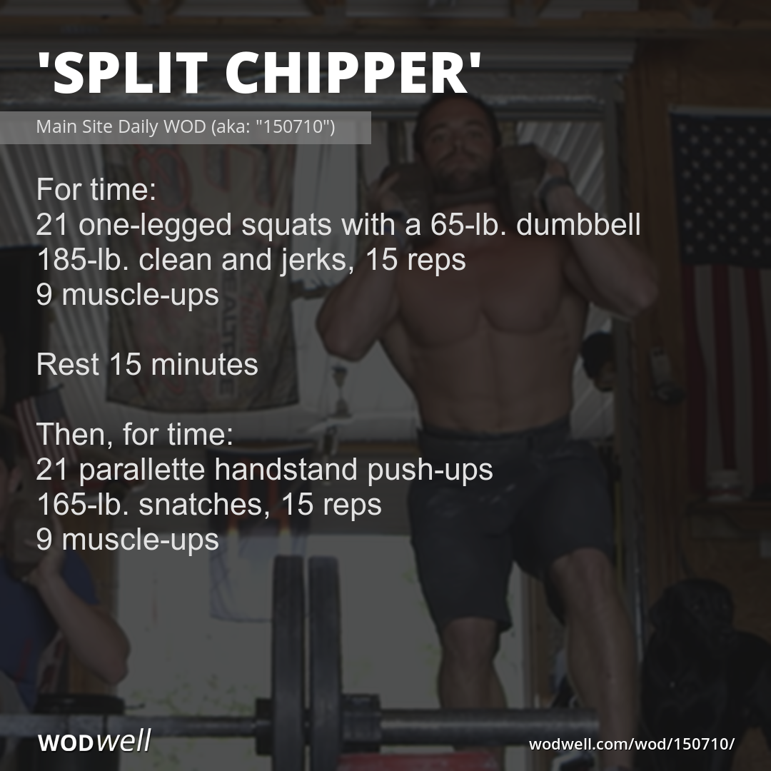 db clean and jerk wod