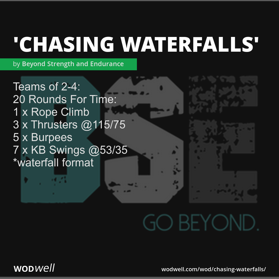 Chasing Waterfalls WOD