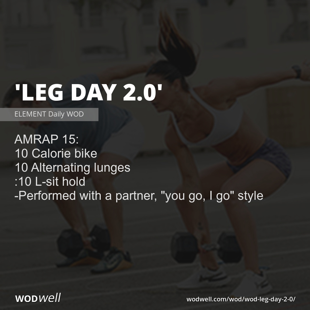 Wod for 2025 legs and core