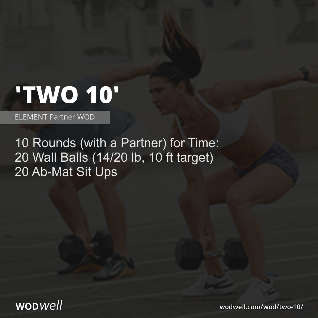 Two 10 Workout Element Daily Wod Wodwell 9716