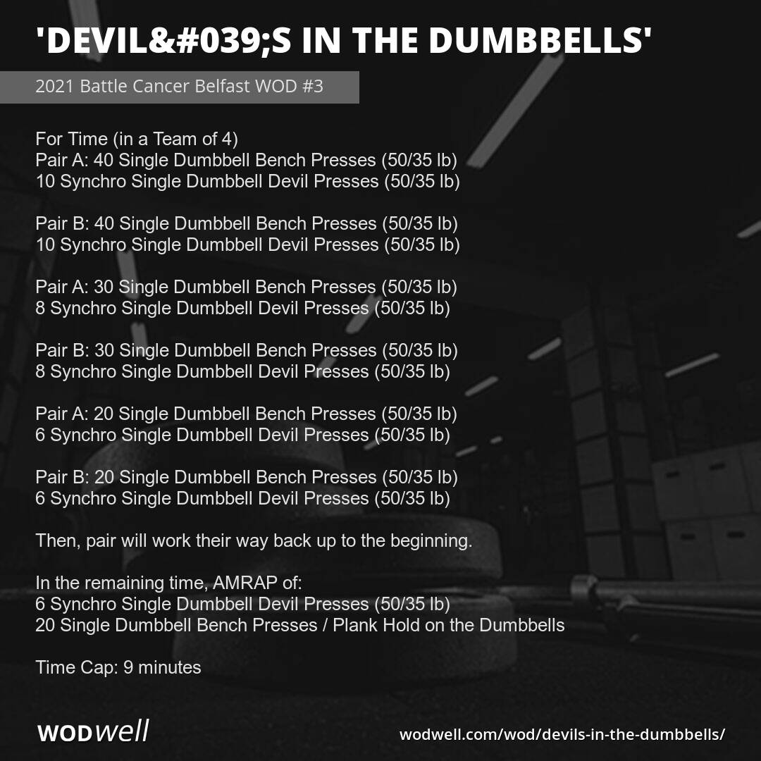 Wod with dumbbells sale