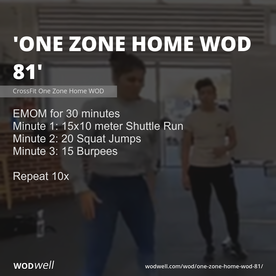 30 Minute CrossFit EMOM Home Workout