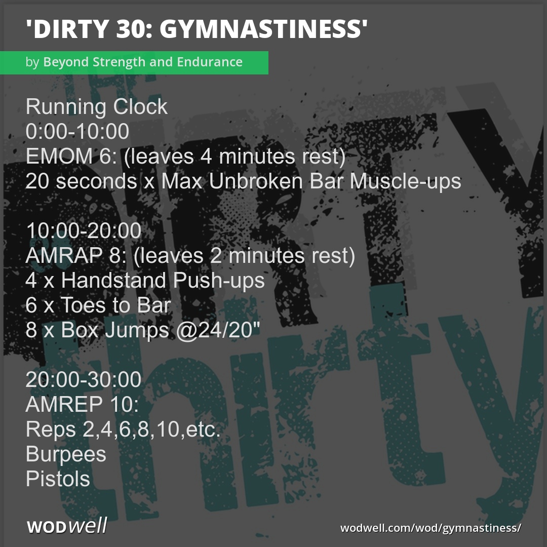 Jerry Hill S Dirty 30 Crossfit Workout | EOUA Blog