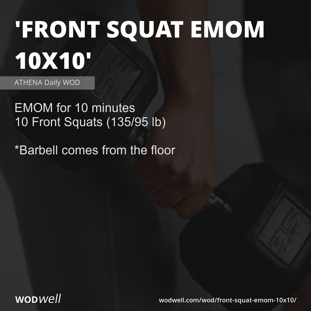 EMOM for 10 mins: Squat Clean & 10 RFT: Squat Cleans and Double Unders –  SNORIDGE CROSSFIT