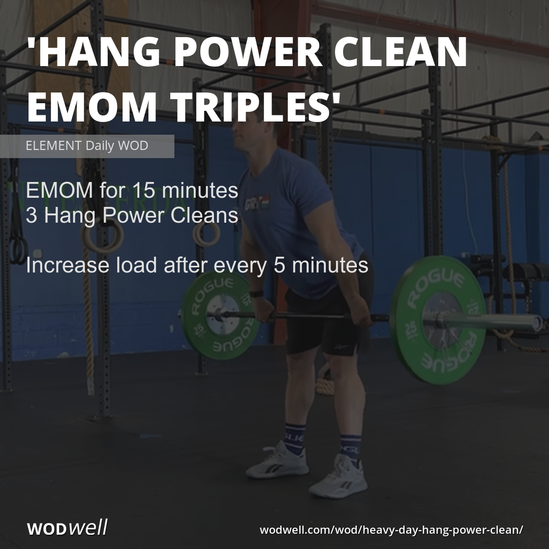 Hang Power Clean Workout - WORKOUT CARDIO ROUTINE