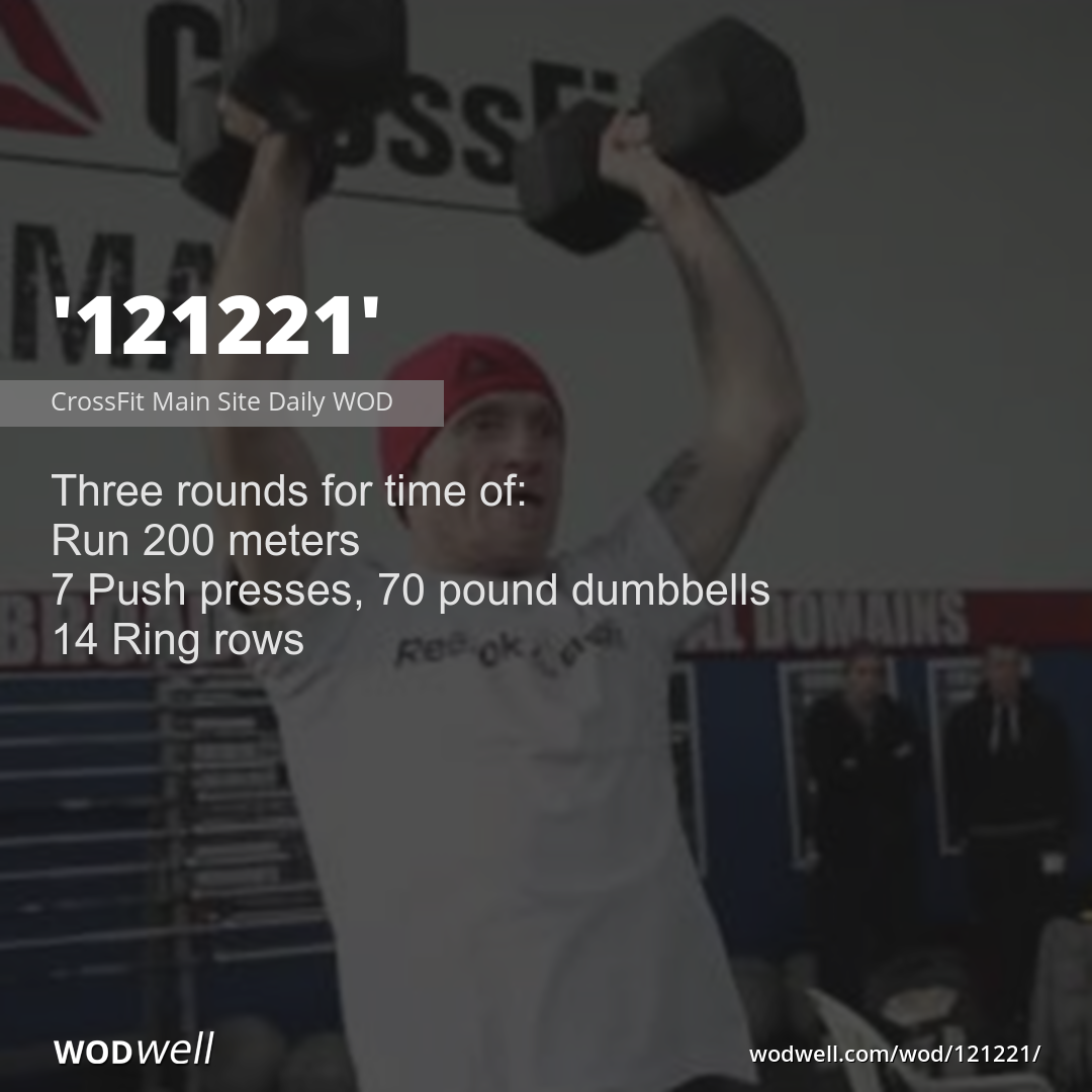 Db push press wod hotsell