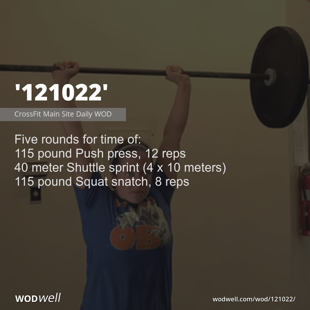 db push press wod