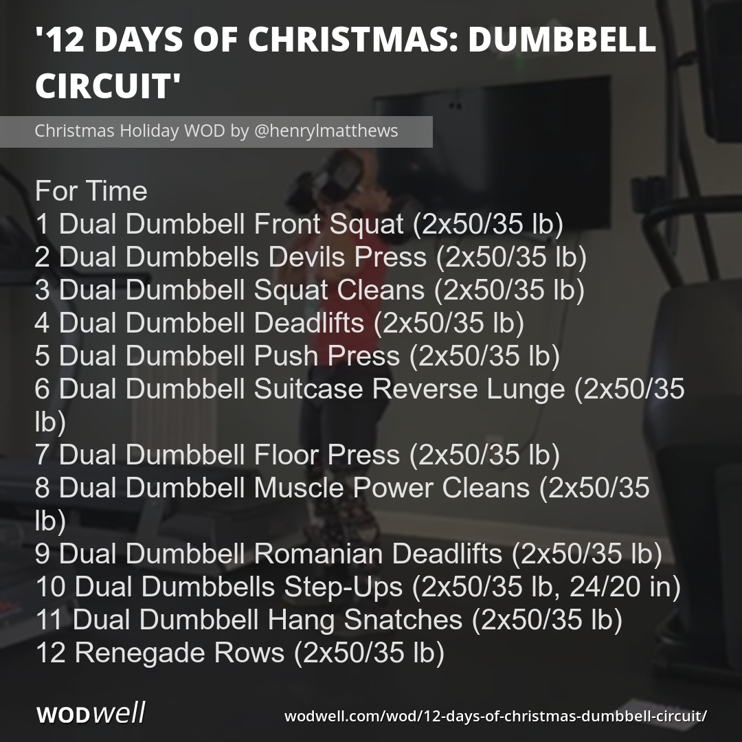 12 Days Of Christmas Dumbbell Circuit Workout Christmas Holiday WOD 12-days-of-christmas-dumbbell-circuit-workout-christmas-holiday-wod