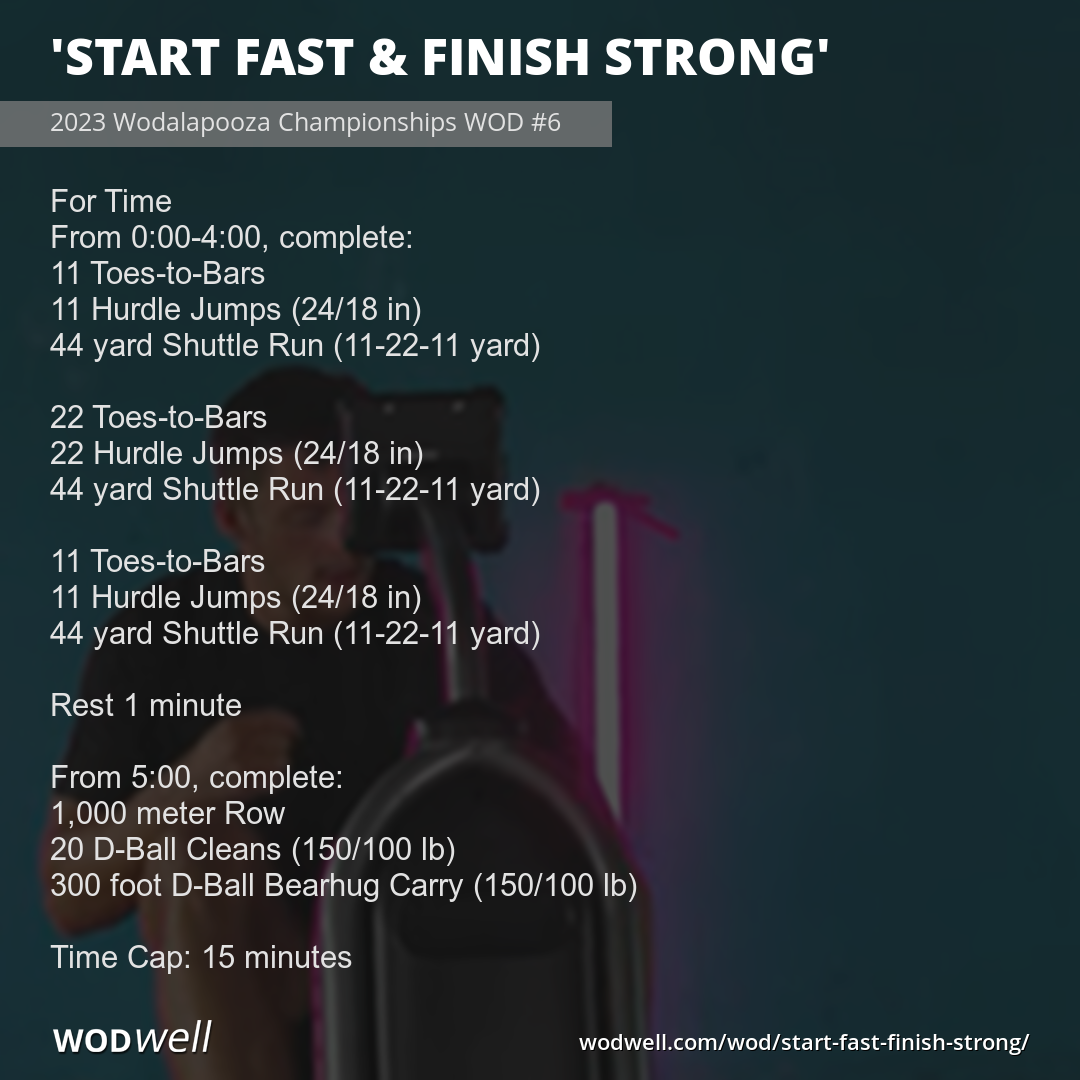 ALL IN: Start Fast & Finish