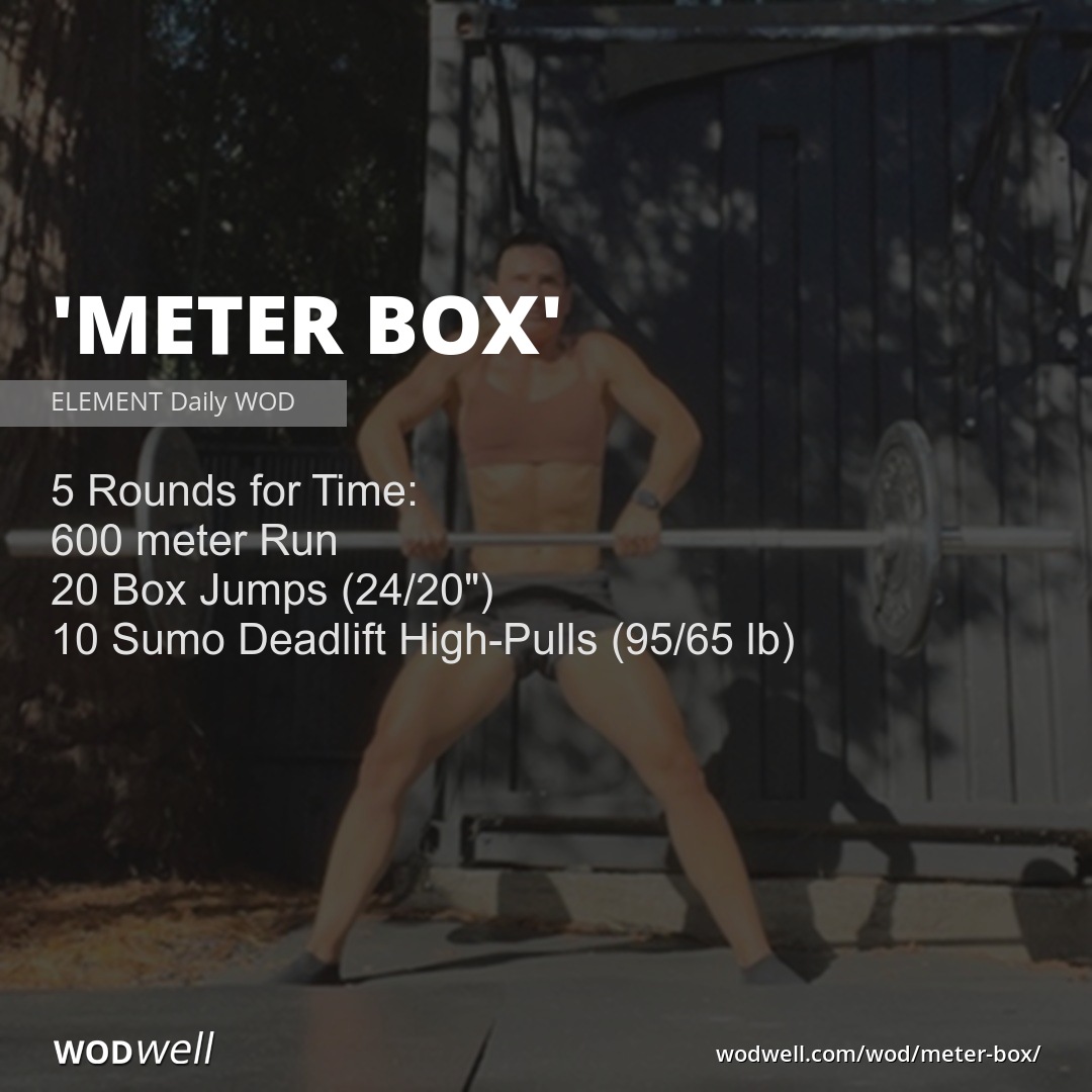 Meter Box Workout Element Daily Wod Wodwell 8500