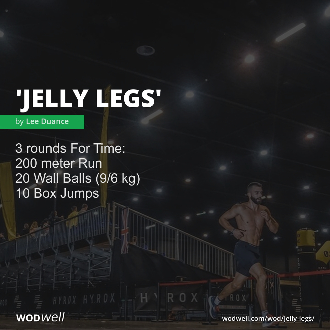 Jelly Legs Workout, Coach Creation WOD