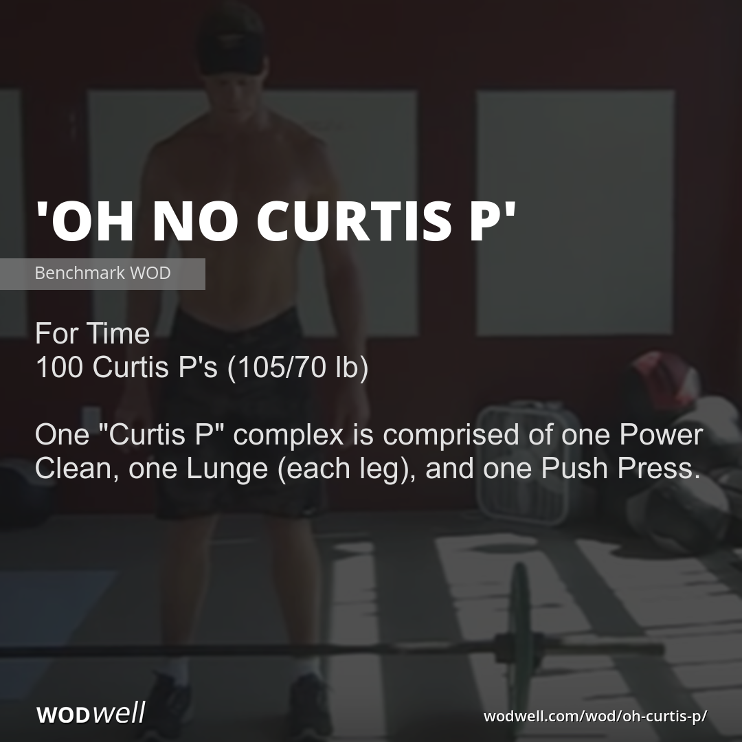 Oh No Curtis P Workout Functional Fitness Wod Wodwell
