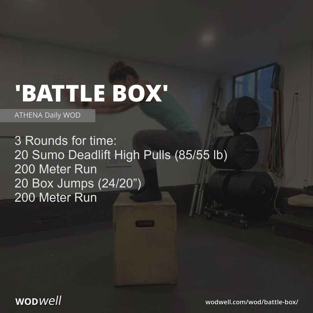 "Battle Box" Workout, ATHENA Daily WOD WODwell